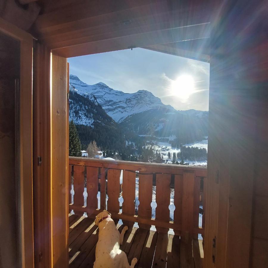 Chambre D'Hotes L'Ours Bleu Les Diablerets Eksteriør billede