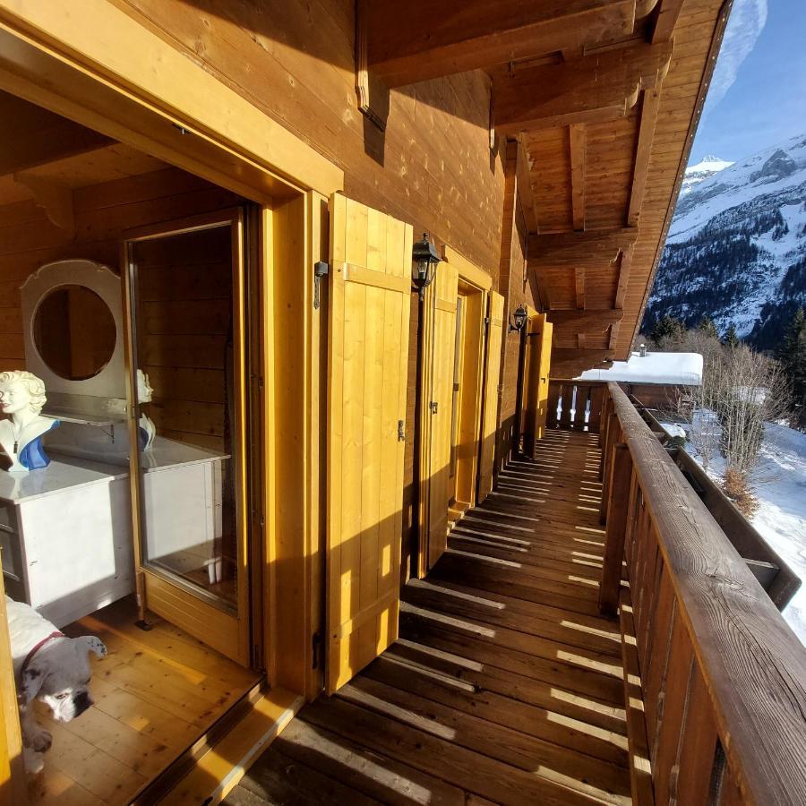 Chambre D'Hotes L'Ours Bleu Les Diablerets Eksteriør billede